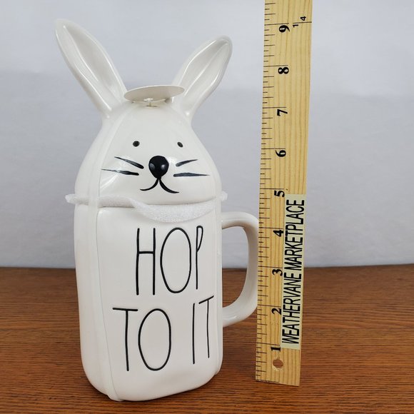 Rae Dunn Easter Bunny Hop Rabbit Mug Lid - Picture 9 of 9